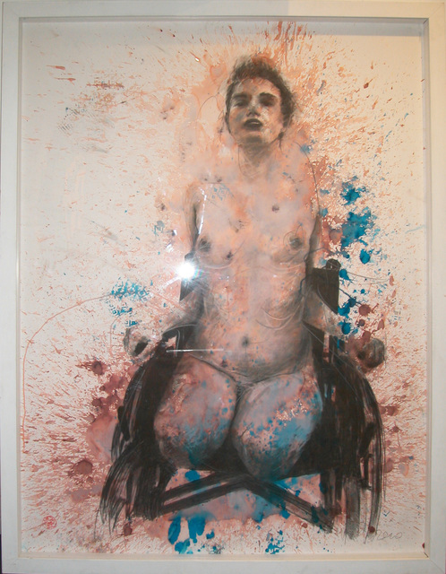 Philippe Pasqua, ‘painting Lila’, 2011, Painting, Mixed media framed, Galerie Estampe