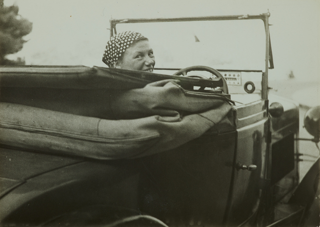Germaine Krull, ‘Germaine Krull in her car, Monte Carlo’, 1937, Jeu de Paume