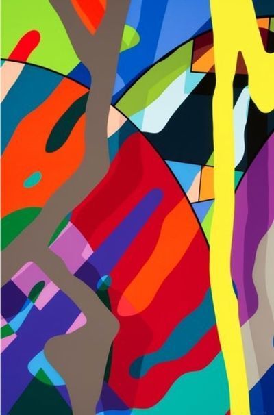 KAWS, ‘Tension 2’, 2019, Print, Screenprint on Saunders Waterford 425gm HP hi-white, Ross+Kramer Gallery