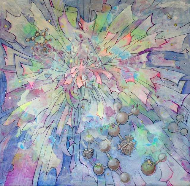 Hiro Sakaguchi, ‘Nitrogenous Bases’, 2016, Painting, Acrylic on canvas, Seraphin Gallery