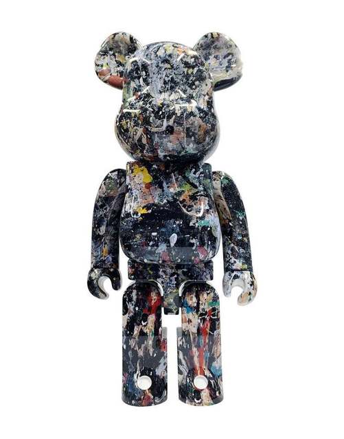 Jackson Pollock Bearbrick 1000 
