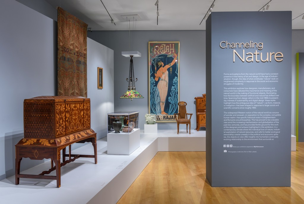 Installation Photograph of "Channeling Nature by Design" Courtesy of the Philadelphia Museum of Art. Installation Photograph of "Channeling Nature by Design" Courtesy of the Philadelphia Museum of Art.