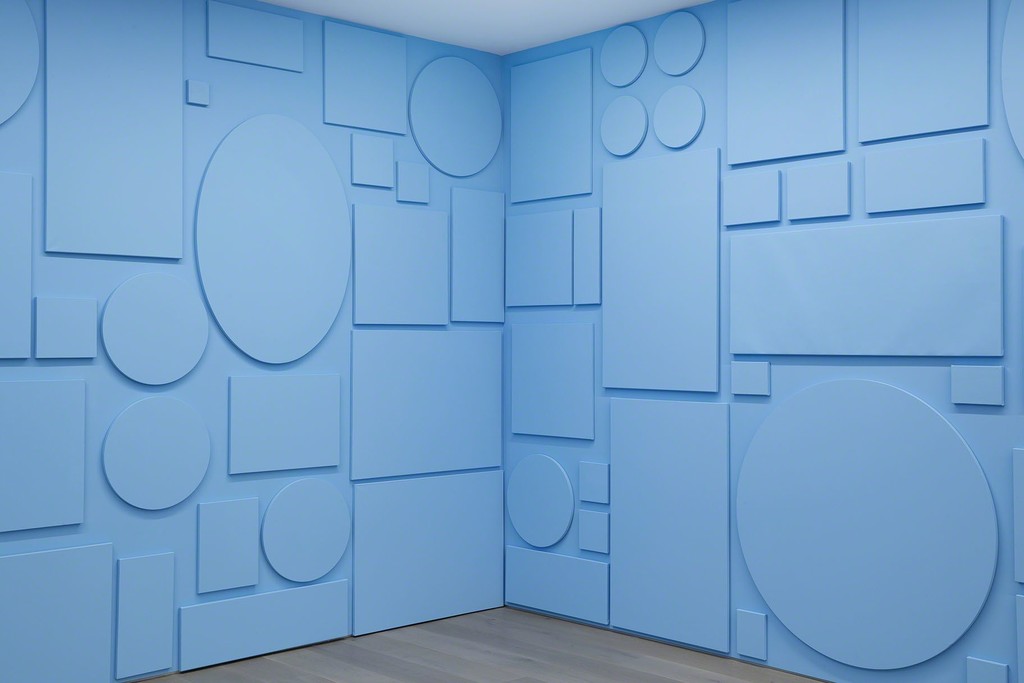 View of Claude Rutault exhibition ‘de-finitions/methods from the 70s’ at Perrotin New York, 2019. Photo Guillaume Ziccarelli; Courtesy the Artist and Perrotin. View of Claude Rutault exhibition ‘de-finitions/methods from the 70s’ at Perrotin New York, 2019. Photo Guillaume Ziccarelli; Courtesy the Artist and Perrotin.