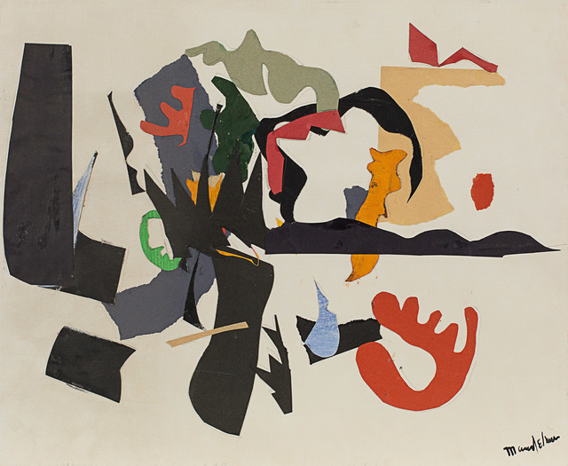 Beatrice Mandelman, ‘Untitled’, c. 1960s, Drawing, Collage or other Work on Paper, Collage on canvas paper, Rosenberg & Co.