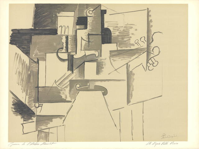Pablo Picasso, ‘La Table et le Guitare (d’apres Picasso)’, 1956, ArtWise