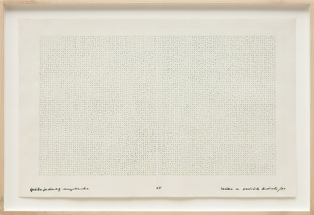 Goran Trbuljak, ‘Exercises of an artist....the point in the middle of squares’, 1987, P420