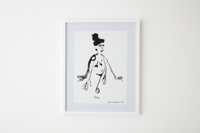 Jasmin Anoschkin, ‘Untitled’, 2019, Drawing, Collage or other Work on Paper, Croquis ink painting, Hostler Burrows