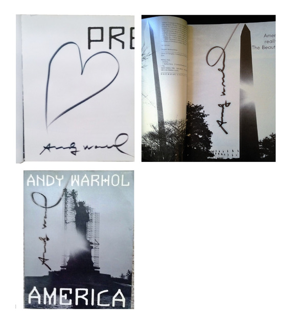 Andy Warhol, ‘"AMERICA" 2-Editions Signed, Heart Drawing ’, ca. 1980, VINCE fine arts/ephemera