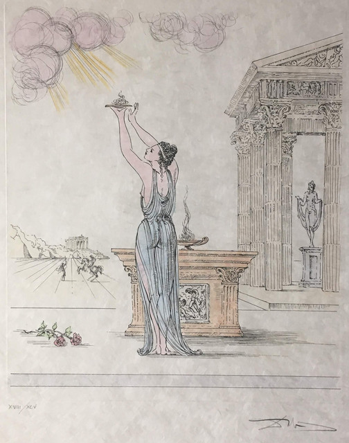 Salvador Dalí, ‘Polymnie (Deesse de la Poesie Sacre) (Polymnie (Goddess of Sacrd Poetry))’, 1971, Baterbys