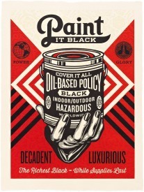 Shepard Fairey (OBEY), ‘Paint It Black’, 2015, Vertu Fine Art
