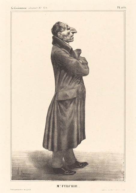 Honoré Daumier, ‘J. Claude Fulchiron’, 1833, National Gallery of Art, Washington, D.C.