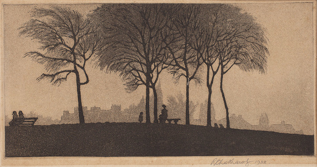 Ramendranath Chakravorty, ‘Hampstead Heath’, 1938, Print, Etching and aquatint, Paul Stolper Gallery