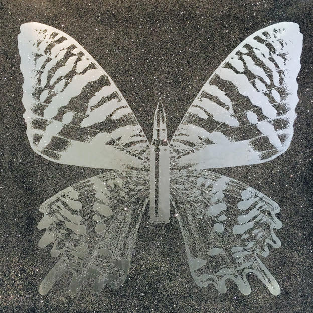 Rubem Robierb, ‘Silver Bullet Fly on Black III’, 2013, Taglialatella Galleries