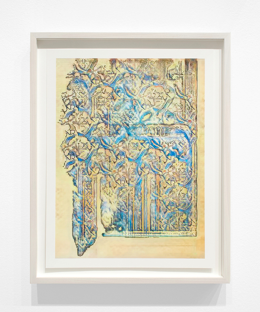 Jason Salavon, ‘Narrative Frame (Illuminated Manuscripts 5)’, 2019, Print, Archival pigment print, Inman Gallery