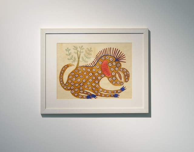 Maria Prymachenko, ‘Brown Beast’, 1936, Painting, Watercolour on paper, PinchukArtCentre