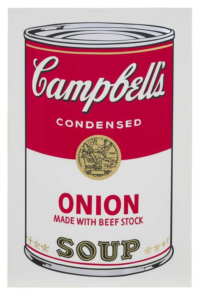 Andy Warhol - Onion, from Campbell's Soup I
