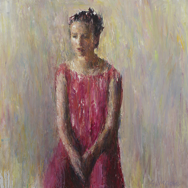 Daniel Enkaoua, ‘Aure en violet assise’, 2018-2019, Litvak Contemporary