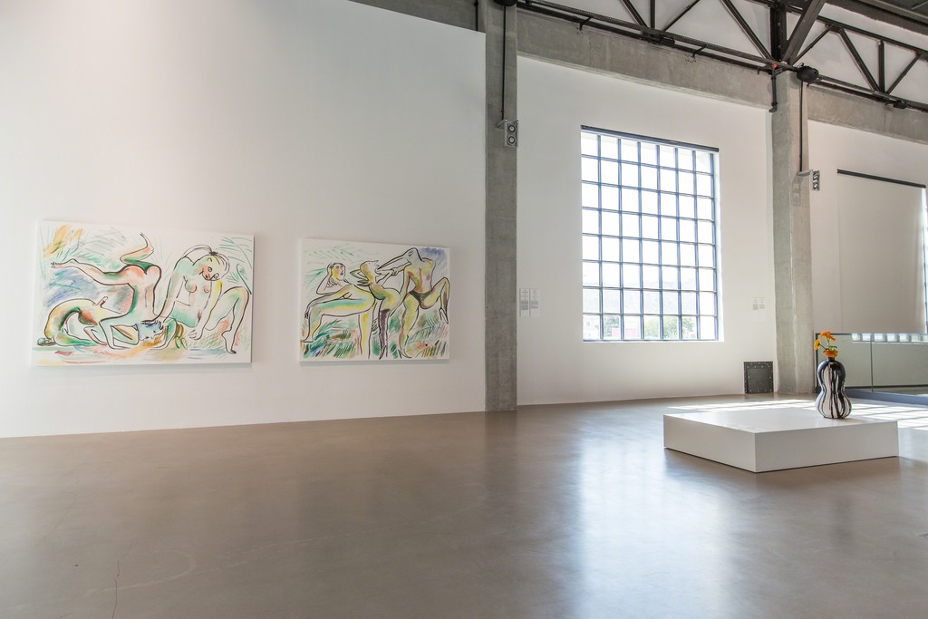 Installation view of Camille Henrot at "The Heart is a Lonely Hunter," YARAT Contemporary Art Centre, Baku, Azerbaijan, 25 September 2015 – 9 January 2016. Installation view of Camille Henrot at "The Heart is a Lonely Hunter," YARAT Contemporary Art Centre, Baku, Azerbaijan, 25 September 2015 – 9 January 2016.