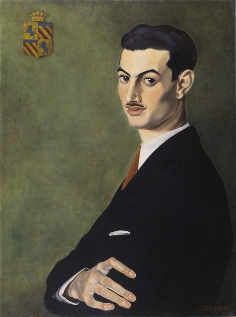 Umberto Romano, ‘Portrait of Adolfo Caracciolo di Castagneto’, 1938, Painting, Oil on canvas, Antonacci Lapiccirella Fine Art