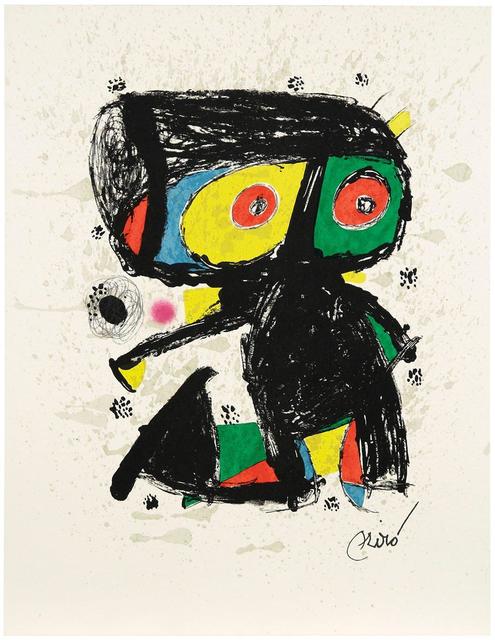 Joan Miró, ‘15 ans Poligrafa’, 1980, Print, Original color lithograph on Guarro paper, Samhart Gallery