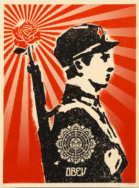 Shepard Fairey (OBEY), ‘Rose Soldier’, 2006, Chiswick Auctions