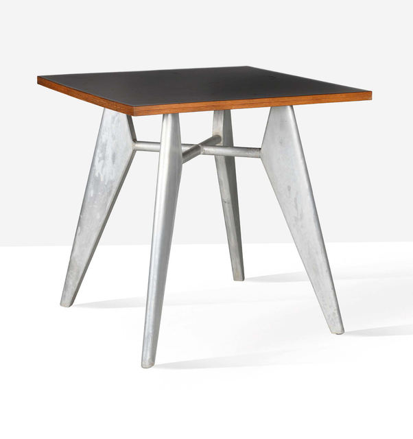 Jean Prouvé, ‘Guéridon cafétéria table’, circa 1950, Aguttes