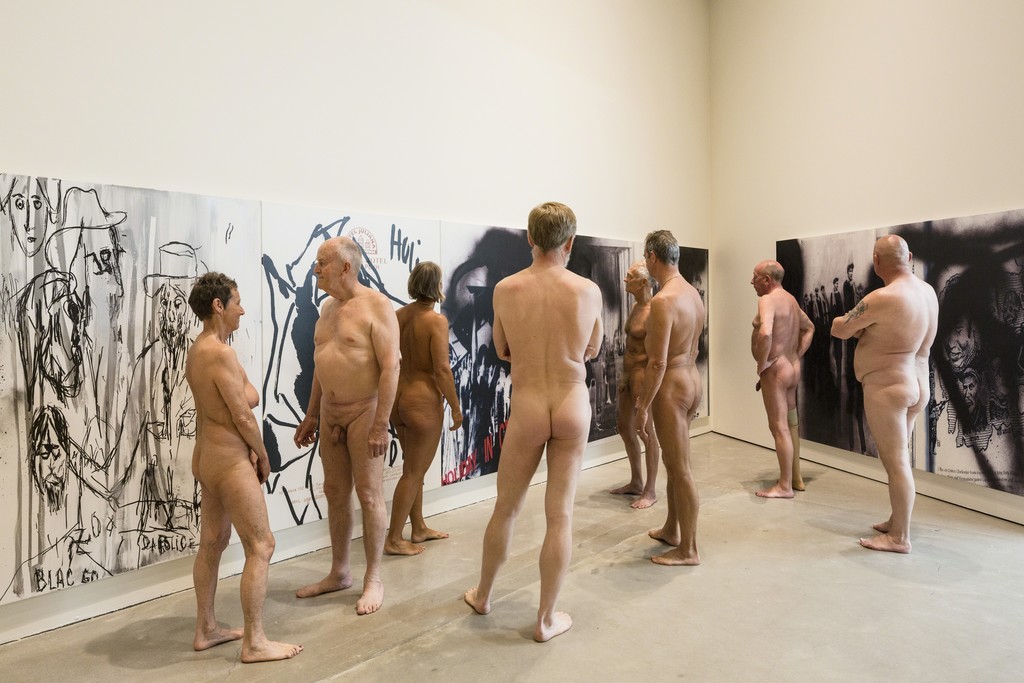 Installation view of "Claus Carstensen: WHAT’S LEFT (IS REPUBLICAN PAINT) – NINE SISTERS" at ARoS Aarhus Kunstmuseum, Aarhus (2015) Installation view of "Claus Carstensen: WHAT’S LEFT (IS REPUBLICAN PAINT) – NINE SISTERS" at ARoS Aarhus Kunstmuseum, Aarhus (2015)