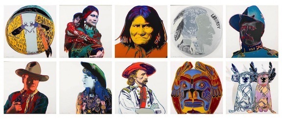 Andy Warhol, ‘Cowboys & Indians (F&S II. 377-386)’, 1986, Print, Screen prints on Lenox Museum Board, Robin Rile Fine Art