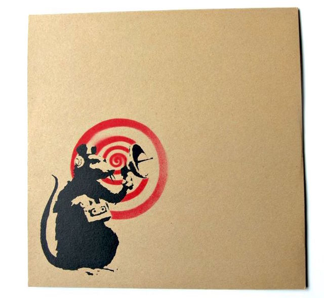 Banksy, ‘"Future" (Radar Rat) Dirty Funker album cover (Brown)’, 2007, Dope! Gallery