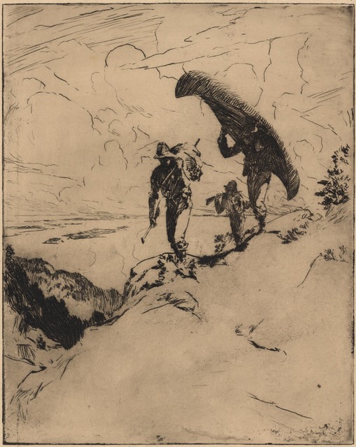 Frank Weston Benson, ‘The High Carry.’, 1915, Print, Etching,, The Old Print Shop, Inc.