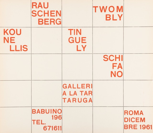Various Artists, ‘Group exhibition’, 1961, Finarte