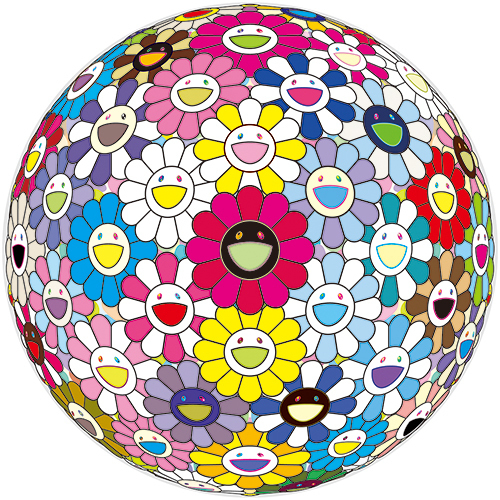 Takashi Murakami, ‘Flowerball: Space Show’, 2017, Print, Offset Lithograph in Colors, VW Contemporary