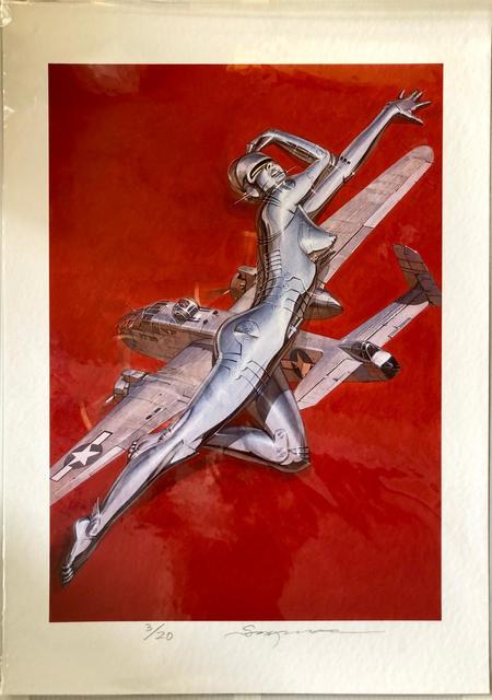 Hajime Sorayama, ‘RED PLANE SEXY ROBOT’, 2018, Dope! Gallery