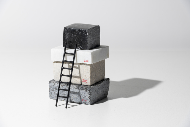 Adeline de Monseignat, ‘Stack Sample II’, 2019, Sculpture, Marble, Limestone and Patinated Bronze, bo.lee gallery
