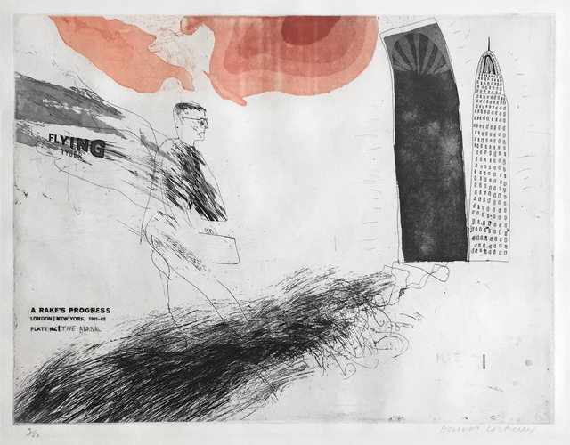 David Hockney, ‘The Arrival’, 1961-1963, Gerrish Fine Art