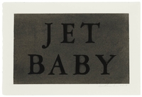 Ed Ruscha - Ebon Jet Baby