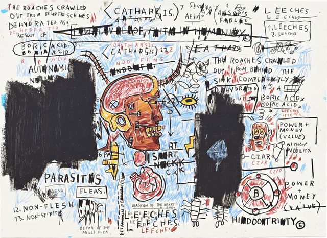 Jean-Michel Basquiat, ‘Leeches’, 1982-1983/2017, Print, Screen print on paper, Hang-Up Gallery