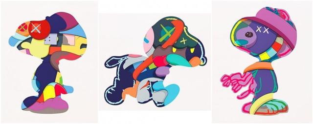 KAWS, ‘No Ones Home, Stay Steady & The Things That Comfort’, 2015, Print, Screen prints in colours on Saunders Waterford paper, Tate Ward Auctions