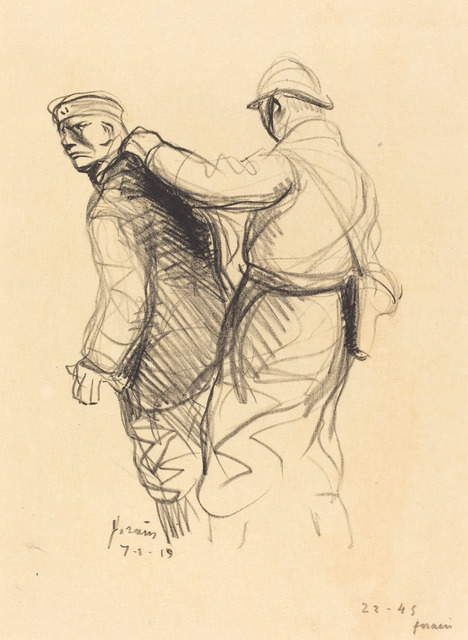 Jean-Louis Forain, ‘The German Expelled’, 1919, Print, Lithograph, National Gallery of Art, Washington, D.C.