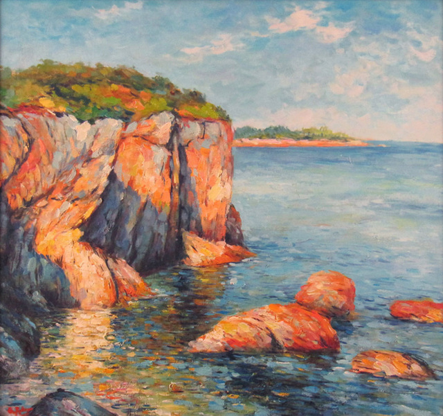 Georges Peter, ‘Mediterranean Coastal Scene’, ca. 2000, Janus Galleries