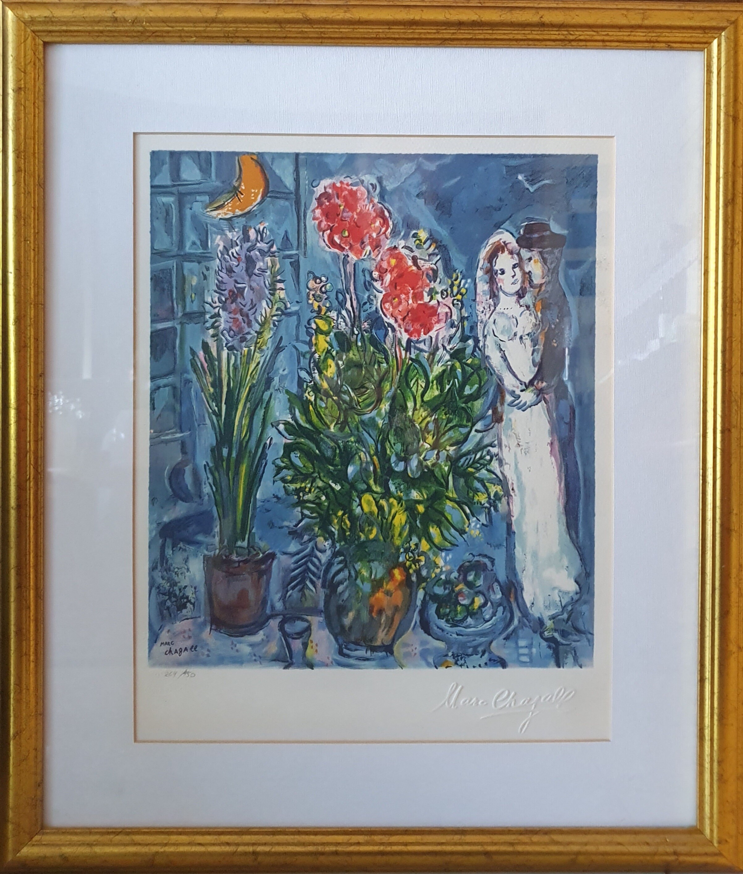 Les mariés — Marc Chagall