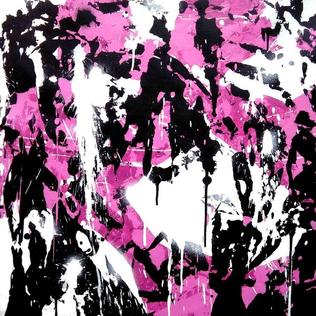 Fasim (Germán Bel), ‘5 Pareidolic figures on pink background’, 2017, Pascal Fine Art