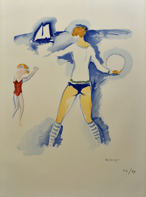Kees van Dongen, ‘Woman on the Beach, Trouville (Femme Sur la Plage, Trouville)’, 1966, Gilden's Art Gallery