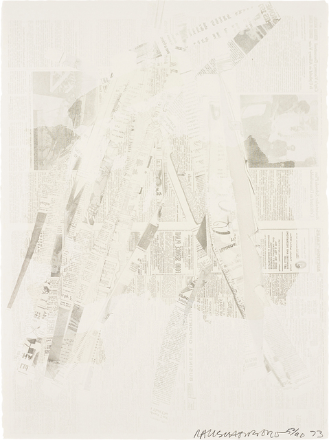Robert Rauschenberg, ‘Untitled, from Hommage à Picasso’, 1973, Phillips