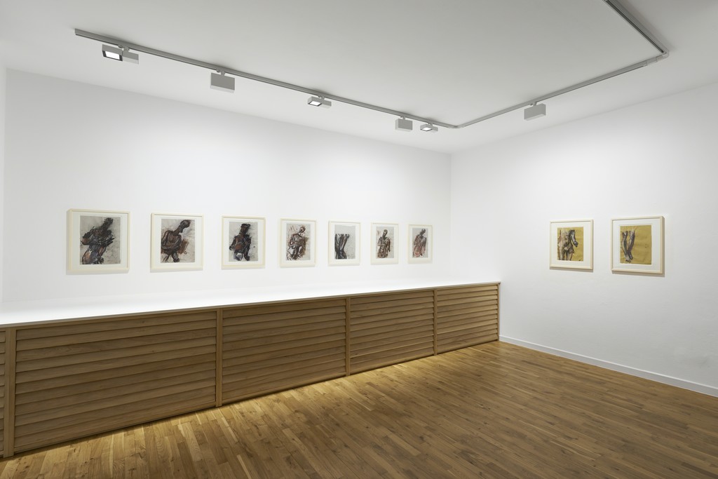 Markus Lüpertz. Studies of a Sculpture, 2017, Installation view Markus Lüpertz. Studies of a Sculpture, 2017, Installation view