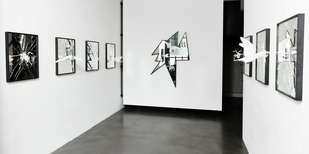 Pryce Lee, 'Ceasefire' installation view at The Garage, Amsterdam.
Pryce Lee, 'Ceasefire' installation view at The Garage, Amsterdam.