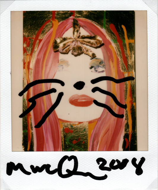 Marc Quinn, ‘Kate Moss’, 2008, Painting, Polaroid, pen, Grob Gallery