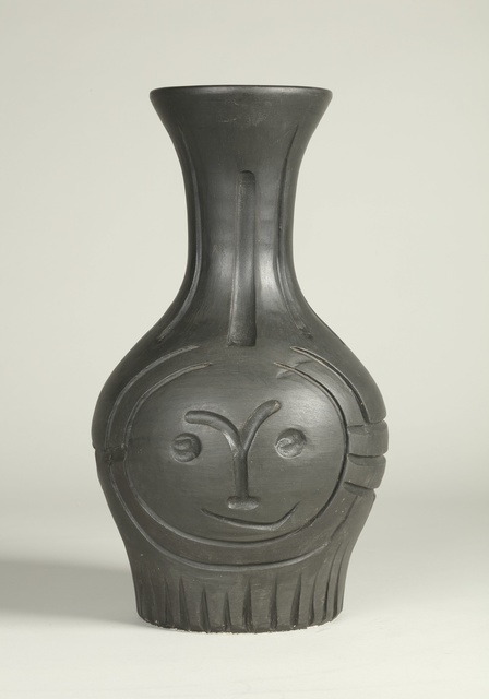 Pablo Picasso, ‘Visage gravé noir (A.R. 210)’, 1953, Other, Terre de faïence vase, painted black, Sotheby's