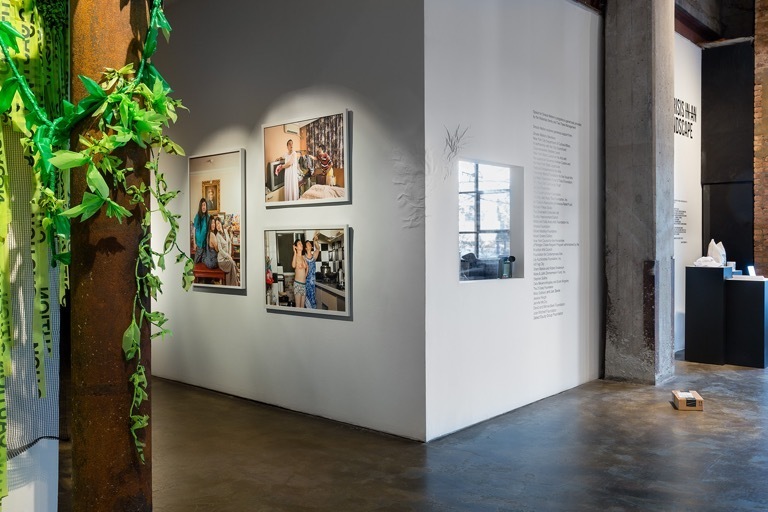Image courtesy of Smack Mellon. Photo by Etienne Frossard. Installation view. Image courtesy of Smack Mellon. Photo by Etienne Frossard. Installation view.