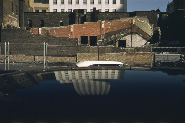 Werner Bischof, ‘Reflecting House, New York, USA’, 1953, Photography, 2019 Super Chromogenic print, David Hill Gallery